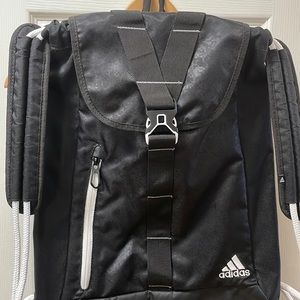 ADIDAS Black Drawstring Backpack